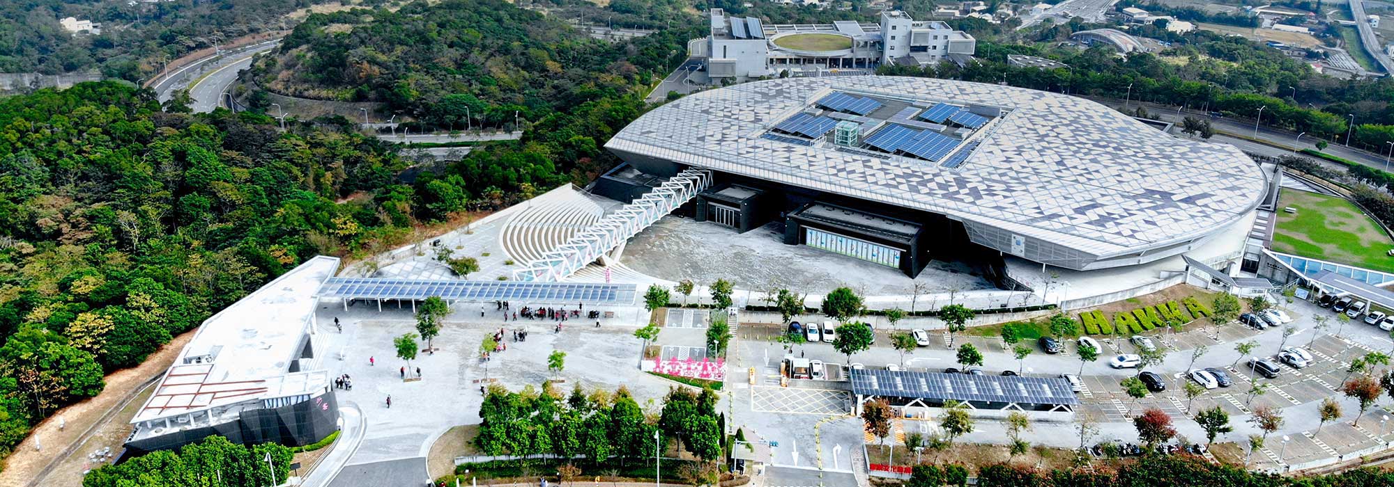 臺灣客家文化館空拍 展示圖