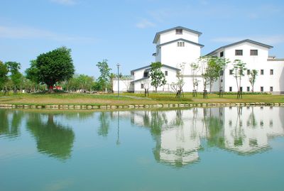 九香花園景觀區倒映圖