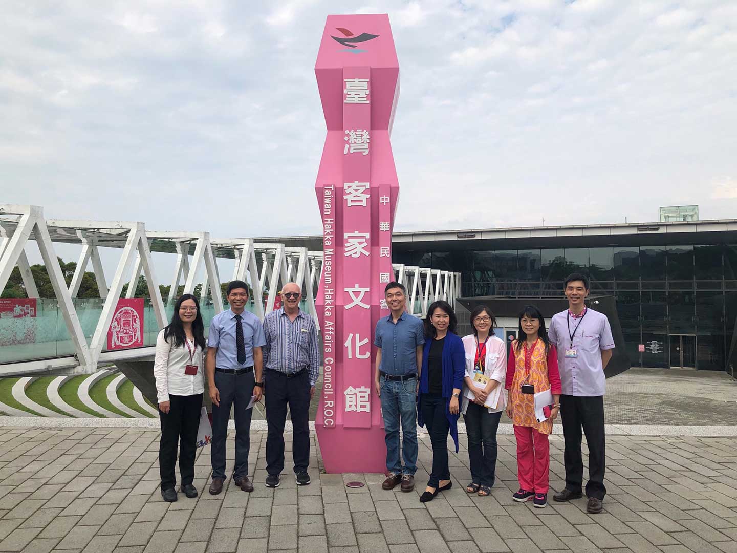 Dr. Anthony Seeger visited to Taiwan hakka culture museum.